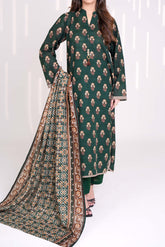 VIRIDIAN - Printed Unstitched Khaddar Suit (3 Piece) 3161
